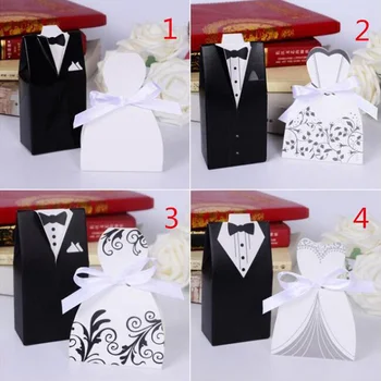 50/100pcs Bride And Groom Wedding Favor Gifts Box Candy Box With Ribbon Engagement Souvenirs Wedding Decoration Party Supplies
50/100pcs Bride And Groom Wedding Favor Gifts Box Candy Box With Ribbon Engagement Souvenirs Wedding Decoration Party Supplies