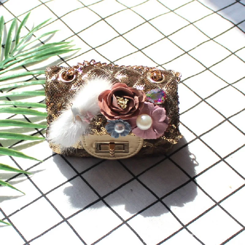 PU leather Paillette floral children mini handbags chain bags kids small phone pouch money bag bolso mujer bolsa for baby girls
PU leather Paillette floral children mini handbags chain bags kids small phone pouch money bag bolso mujer bolsa for baby girls