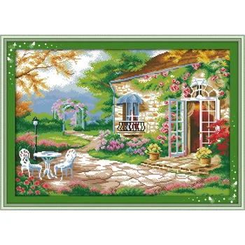 Everlasting Love Romantic Backyard Garden Chinese Cross Stitch Kits Ecological Cotton Stamped Printed DIY Christmas Decorations
Everlasting Love Romantic Backyard Garden Chinese Cross Stitch Kits Ecological Cotton Stamped Printed DIY Christmas Decorations