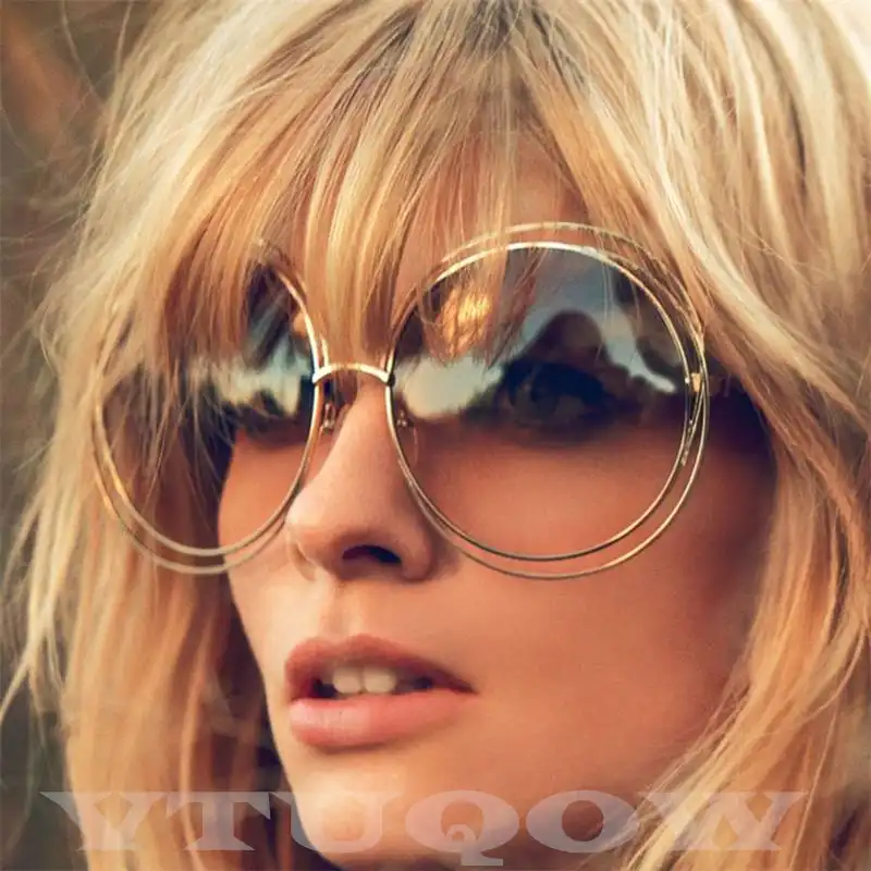 luxury round sunglasses