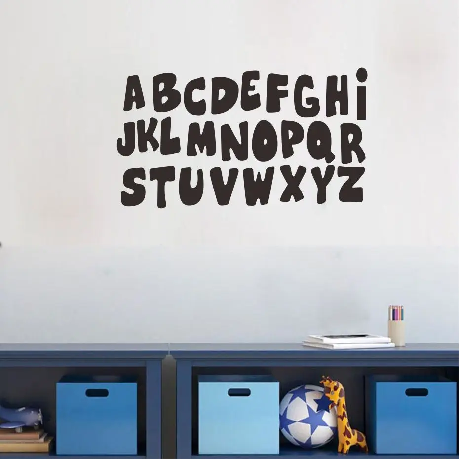 DIY Alphabets Colorful Letters Wall Sticker For Study Removable Wallpaper Art Decal Nursery Room Home Decor Vinyl Self Adhesive
DIY Alphabets Colorful Letters Wall Sticker For Study Removable Wallpaper Art Decal Nursery Room Home Decor Vinyl Self Adhesive
