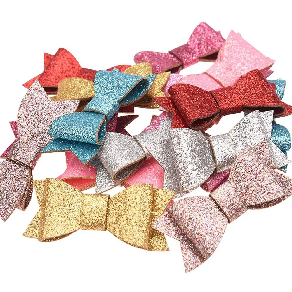 64pcs Sequin hairbow 2.5cm*6.5cm Glitter Unicorn Bow Accessories glitter bow diy hair accessories No Hair Barrette Hair pin clip
64pcs Sequin hairbow 2.5cm*6.5cm Glitter Unicorn Bow Accessories glitter bow diy hair accessories No Hair Barrette Hair pin clip