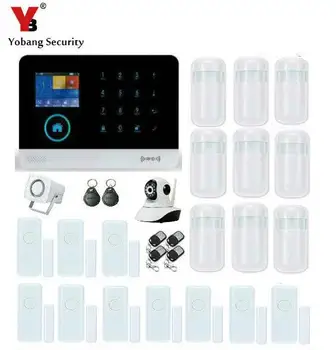 Yobang Security 2G Alarm System WIFI APP Control GSM Alarm Wireless Sensor WiFi IP Camera Motion Detection Dooor Magnetic Alarm
Yobang Security 2G Alarm System WIFI APP Control GSM Alarm Wireless Sensor WiFi IP Camera Motion Detection Dooor Magnetic Alarm
