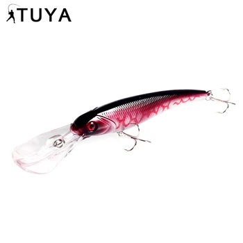 TUYA 16.5cm 29g big Wobblers Fishing Lure Minnow hard lure Bionic Fish Artificial Bait Longbill trolling lure angling bass pike
TUYA 16.5cm 29g big Wobblers Fishing Lure Minnow hard lure Bionic Fish Artificial Bait Longbill trolling lure angling bass pike