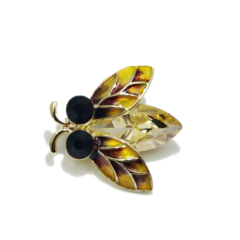 New Fashion Cute Crystal Bee Brooches Wedding Party Jewelry Korean Enamel Animal Brooches Men Women Hijab Pins
New Fashion Cute Crystal Bee Brooches Wedding Party Jewelry Korean Enamel Animal Brooches Men Women Hijab Pins