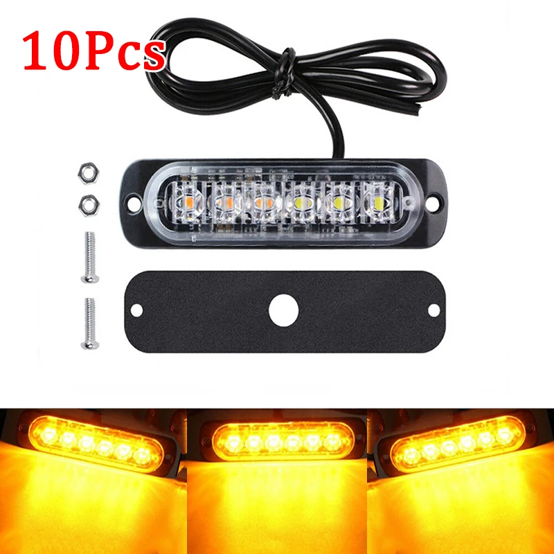 Working Car Lights Lamp 12V-24V 18W Dustproof Spare Kit 6 LED Set Urgent Warning Plastic Accessories
Working Car Lights Lamp 12V-24V 18W Dustproof Spare Kit 6 LED Set Urgent Warning Plastic Accessories