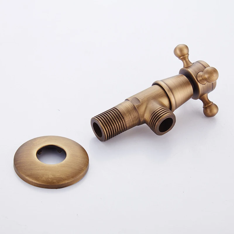 Antique Brass Triangle Valve Water Control Valve Bathroom Tap Water Valve 1/2*1/2 Brass Angle valves JF-845F
Antique Brass Triangle Valve Water Control Valve Bathroom Tap Water Valve 1/2*1/2 Brass Angle valves JF-845F
