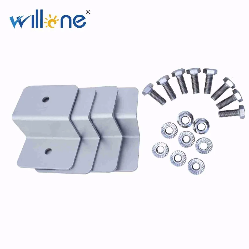 Willone 10 Sets Free Shipping Solar Panel Holder Silver Utility Metal Solid Z-Bracket
Willone 10 Sets Free Shipping Solar Panel Holder Silver Utility Metal Solid Z-Bracket