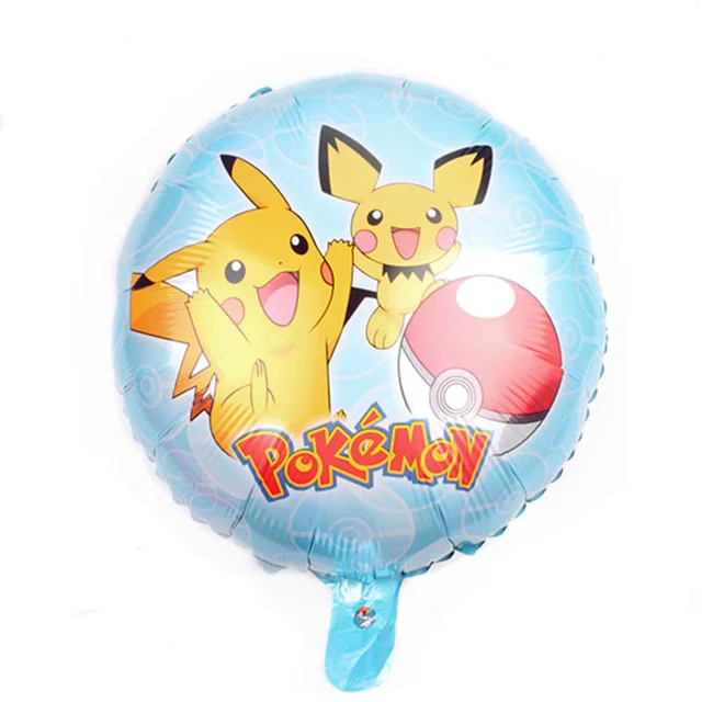 Lucky 50pcs/lot 18 inch Cartoon Pikachu Pokemon Balloon Party Wedding Decoration Globos PokeBalls Foil Helium Balloons Toys
Lucky 50pcs/lot 18 inch Cartoon Pikachu Pokemon Balloon Party Wedding Decoration Globos PokeBalls Foil Helium Balloons Toys