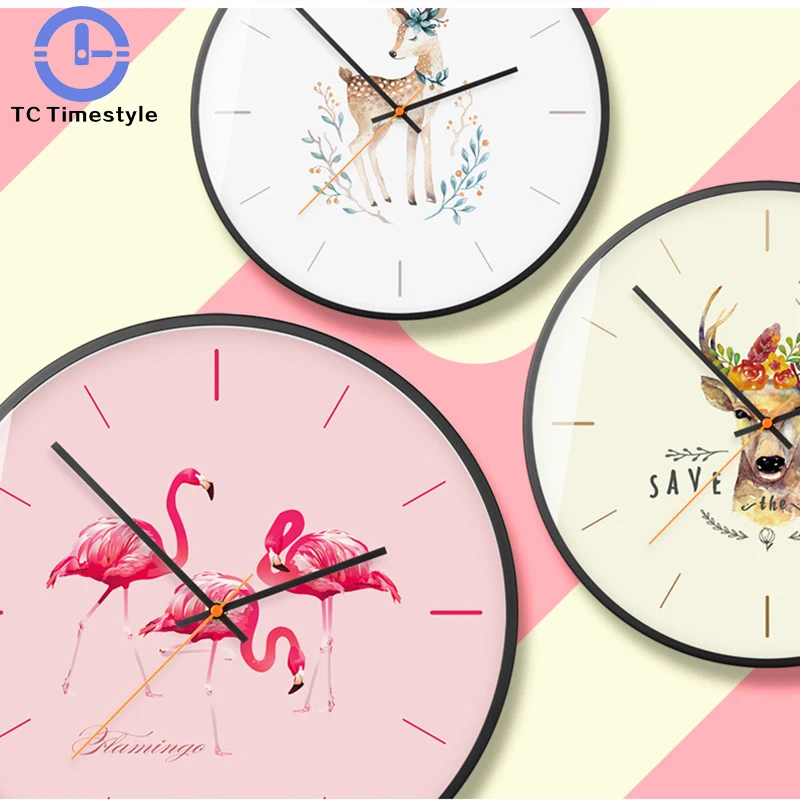 Creative Elk Wall Clock Personality Nordic Cute Mural Living Room Home Decoration Accessories Silent Scan Decorative Wall Clocks
Creative Elk Wall Clock Personality Nordic Cute Mural Living Room Home Decoration Accessories Silent Scan Decorative Wall Clocks