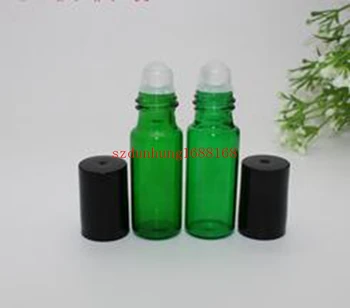 Free shippping 5ml 1/6oz Green Thick Glass Roll On bottle Refillable Essential Oils Bottle + Eye Masssge Stainless Steel Roller
Free shippping 5ml 1/6oz Green Thick Glass Roll On bottle Refillable Essential Oils Bottle + Eye Masssge Stainless Steel Roller
