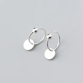 100% 925 Solid Sterling Silver Clip Earrings For Women sterling-silver-jewelry Matte Surface Round Hanging Ear Clips Earring
100% 925 Solid Sterling Silver Clip Earrings For Women sterling-silver-jewelry Matte Surface Round Hanging Ear Clips Earring