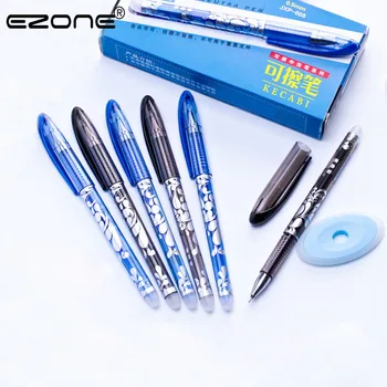 EZONE Erasable Gel Pen Black/Blue Ink 0.5mm Erasable Pen Replace Ink Special Eraser Creative Office School Stationery Supply
EZONE Erasable Gel Pen Black/Blue Ink 0.5mm Erasable Pen Replace Ink Special Eraser Creative Office School Stationery Supply