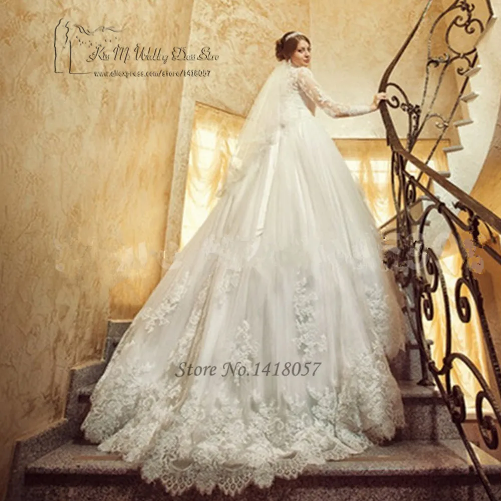 Country Western Princess Wedding Dress Long Sleeve Lace Bridal Dresses 2016 Court Train Wedding Gowns Vestidos de Novia Mariage
Country Western Princess Wedding Dress Long Sleeve Lace Bridal Dresses 2016 Court Train Wedding Gowns Vestidos de Novia Mariage