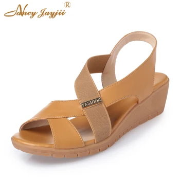 2018 Women Sandals Female Lady Soft Wedges Ankle Strap Buckle Solid Fashion Casual Party Black Brown Sexy Platform Size 43 42 41
2018 Women Sandals Female Lady Soft Wedges Ankle Strap Buckle Solid Fashion Casual Party Black Brown Sexy Platform Size 43 42 41
