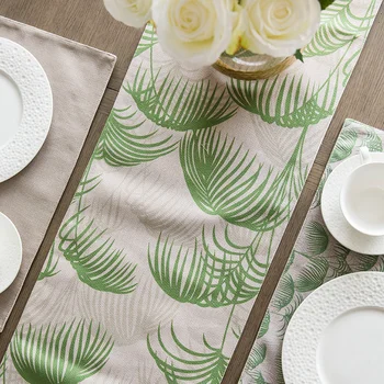 DUNXDECO Table Runner Tablecloth Ranner Green Leaf Linen Cotton Table Cover Mat Modern Party Decoration Fabric For New Home
DUNXDECO Table Runner Tablecloth Ranner Green Leaf Linen Cotton Table Cover Mat Modern Party Decoration Fabric For New Home