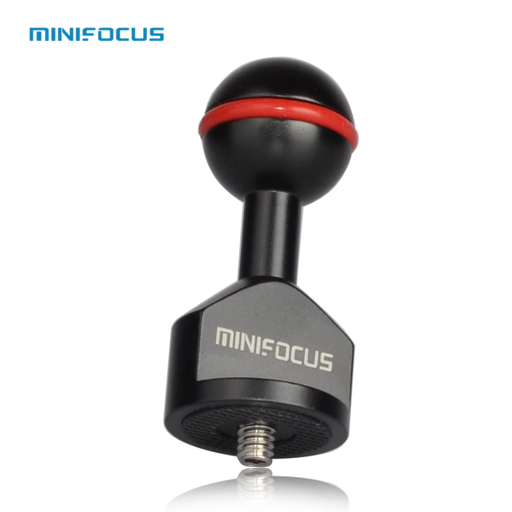 MINIFOCUS 1'' Ball Adapter with 1/4" Screw For Underwater Camera Arm Tray Diving Photography System
MINIFOCUS 1'' Ball Adapter with 1/4" Screw For Underwater Camera Arm Tray Diving Photography System
