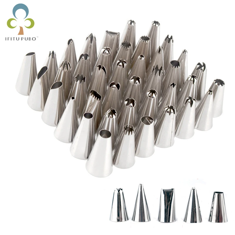 New Good Quality Cake Decorating Stainless steel Icing Piping Nozzles Pastry Tips Set Kitchen Accessories GYH
New Good Quality Cake Decorating Stainless steel Icing Piping Nozzles Pastry Tips Set Kitchen Accessories GYH