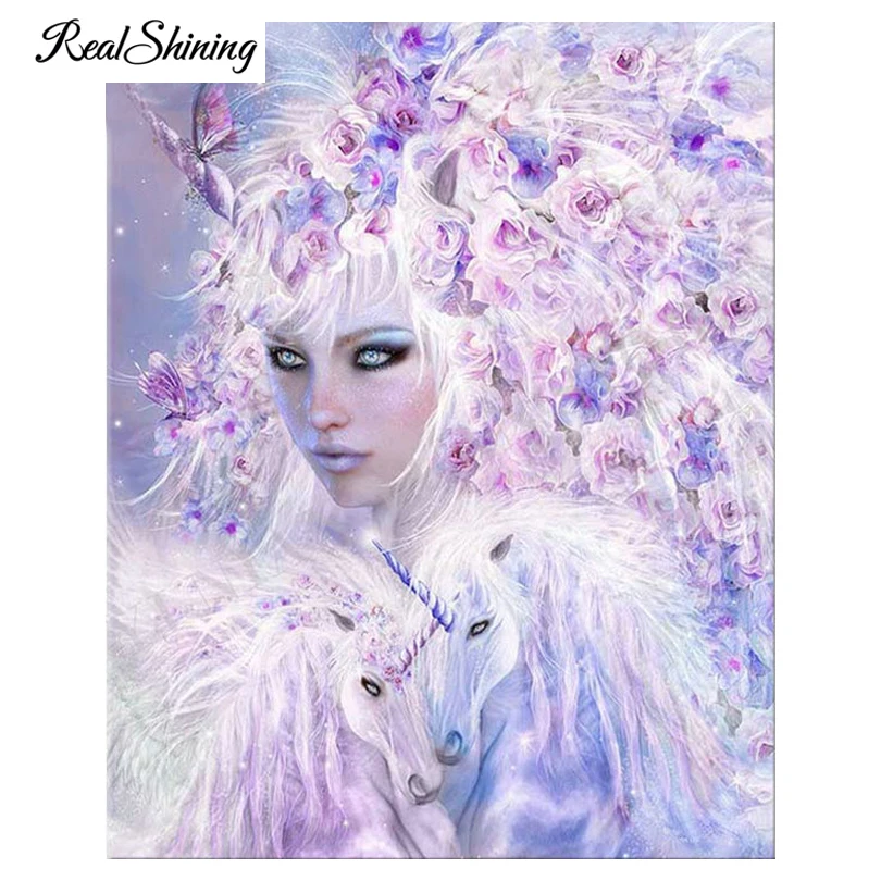 REALSHINING 5D DIY Diamond Painting Cross Stitch Fairy Horse Needlework Full Square Mosaic Diamond Embroidery FS131
REALSHINING 5D DIY Diamond Painting Cross Stitch Fairy Horse Needlework Full Square Mosaic Diamond Embroidery FS131
