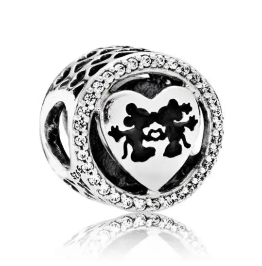 Original 925 Sterling Silver Bead Charm Openwork Cartoon Mouse Kiss Love Heart Beads Fit Pandora Bracelet & Necklace Jewelry
Original 925 Sterling Silver Bead Charm Openwork Cartoon Mouse Kiss Love Heart Beads Fit Pandora Bracelet & Necklace Jewelry