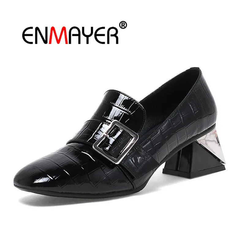 ENMAYER Ladies Shoes Women High Heels Pumps Shoes Woman Summer Size 34-39 Square Toe Strange Heels Metal Decoration PU CR720
ENMAYER Ladies Shoes Women High Heels Pumps Shoes Woman Summer Size 34-39 Square Toe Strange Heels Metal Decoration PU CR720