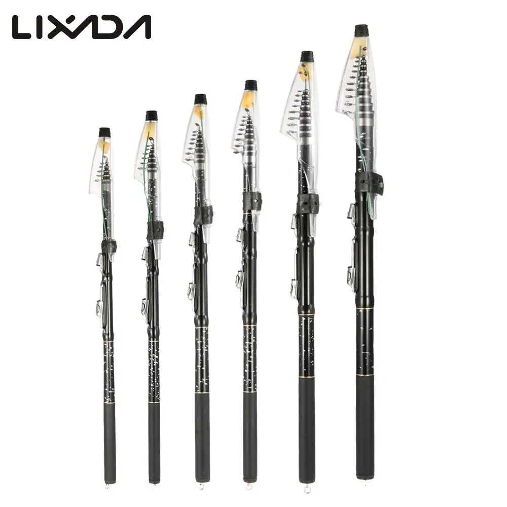 Lixada Portable Telescopic Fishing Rod Carbon Fiber UltraLight Pole Carp Fishing Rod 1.8/2.1/2.4/2.7/3.0 /3.6m vara de pesca
Lixada Portable Telescopic Fishing Rod Carbon Fiber UltraLight Pole Carp Fishing Rod 1.8/2.1/2.4/2.7/3.0 /3.6m vara de pesca