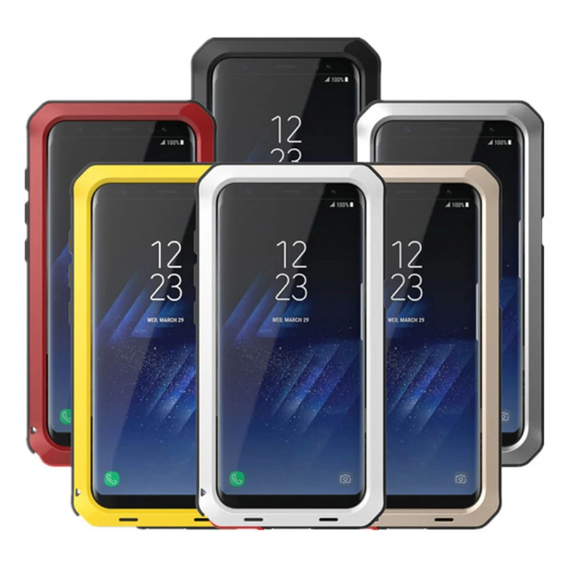 Metal Silicone Case For Samsung Galaxy S10 E S9 S8 Plus S7 S6 Edge S5 Note 9 8 Shockproof Armor Aluminum Shockproof Back Cover
Metal Silicone Case For Samsung Galaxy S10 E S9 S8 Plus S7 S6 Edge S5 Note 9 8 Shockproof Armor Aluminum Shockproof Back Cover