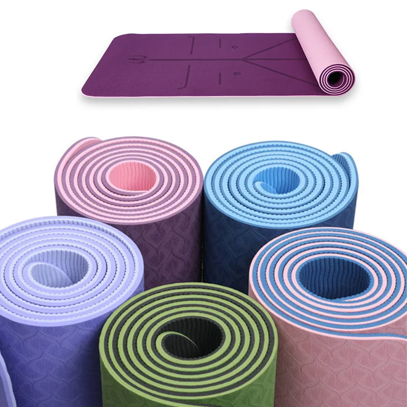 Fitness Non-slip Sweat-absorbent Tpe Single-color Yoga Mat Exercise Sport for Fitness Gym
Fitness Non-slip Sweat-absorbent Tpe Single-color Yoga Mat Exercise Sport for Fitness Gym