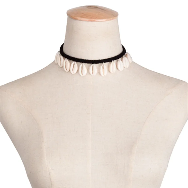 Hot Beach Bohemia Velvet Shell Pendant Chain Choker Rope Tassel Necklace Beach Jewelry Wedding Bridal Accessory
Hot Beach Bohemia Velvet Shell Pendant Chain Choker Rope Tassel Necklace Beach Jewelry Wedding Bridal Accessory