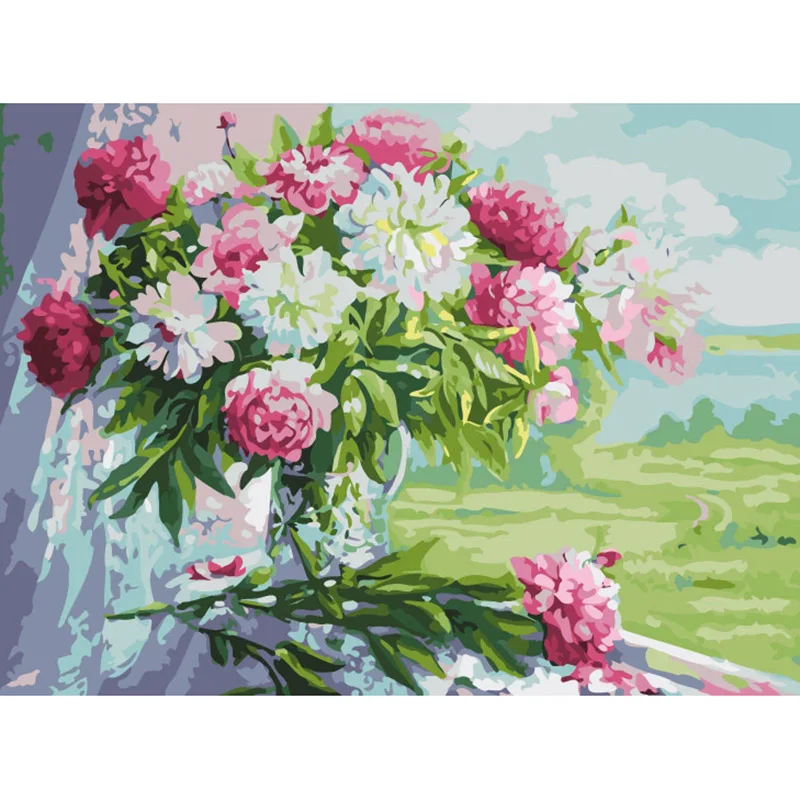 Purple Romantic Pictures By Numbers DIY Hand Painted peony flower Wall Oil Painting By Number Artwork Home Decor Gift
Purple Romantic Pictures By Numbers DIY Hand Painted peony flower Wall Oil Painting By Number Artwork Home Decor Gift