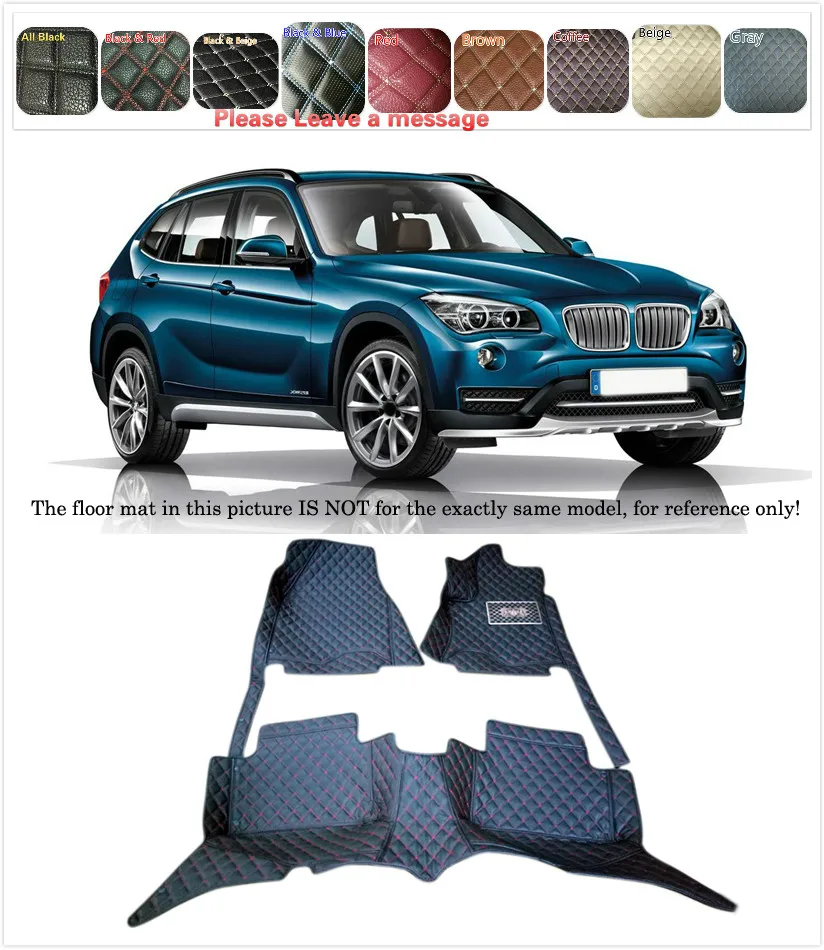 5 Seats 1 Set Customs Car Floor mat Leather Waterproof Front & Rear Floor Mats Carpets Pads for BMW X1 E84 2011 2012 2013 14 15
5 Seats 1 Set Customs Car Floor mat Leather Waterproof Front & Rear Floor Mats Carpets Pads for BMW X1 E84 2011 2012 2013 14 15