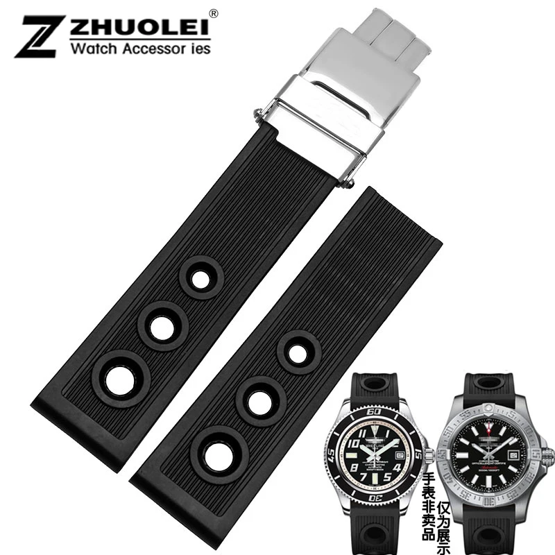 High Quality Rubber Watch Strap Automatic Belt Watchbands With Folding deployment Clasp men's waterproof silicone bracelet watch
High Quality Rubber Watch Strap Automatic Belt Watchbands With Folding deployment Clasp men's waterproof silicone bracelet watch
