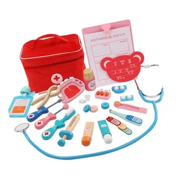 Children's Wooden Play House Toy Doctor Medicine Box Nurse Bag Children Pretend Educational Toys
Children's Wooden Play House Toy Doctor Medicine Box Nurse Bag Children Pretend Educational Toys