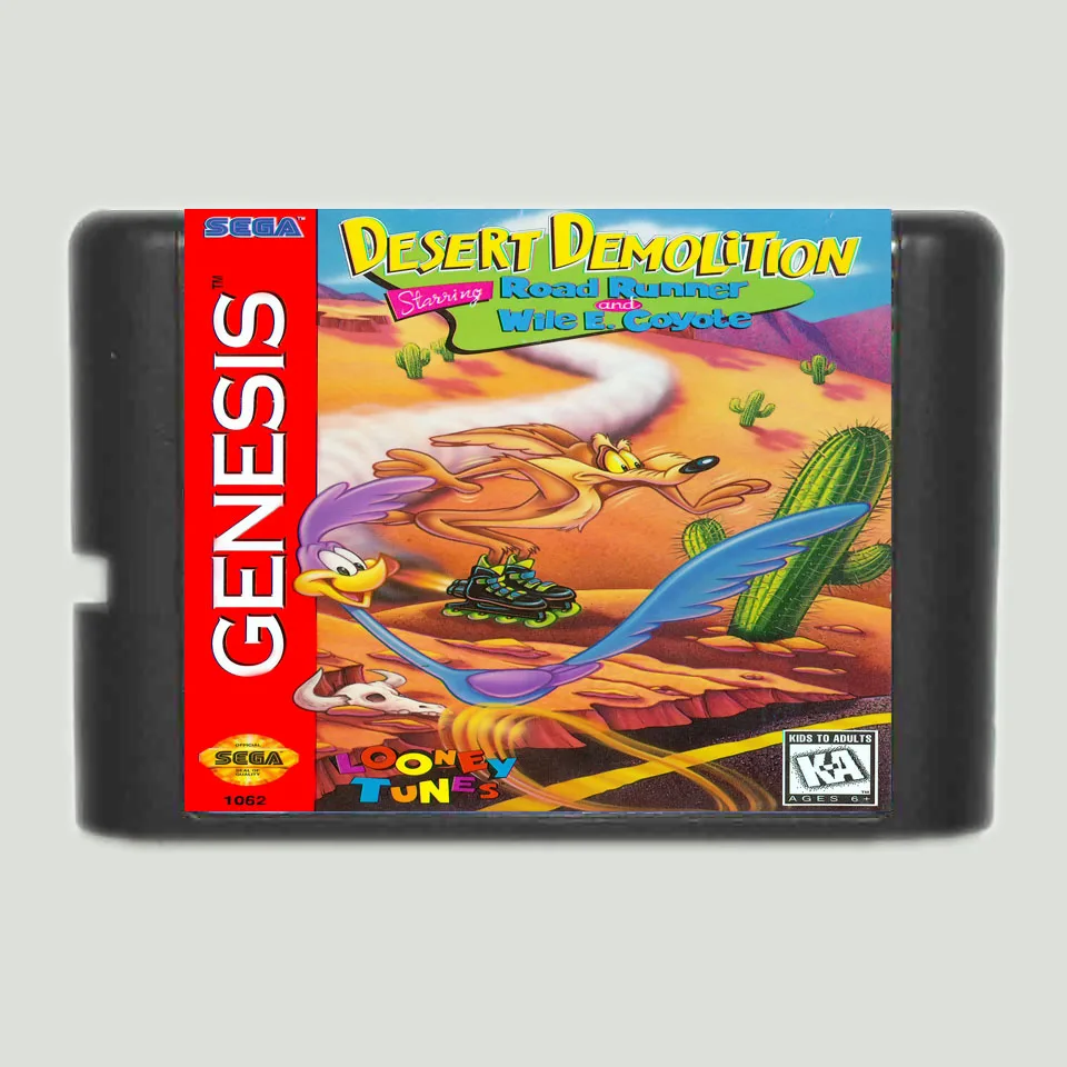 Desert Demolition 16 bit MD Game Card For 16 bit Sega MegaDrive Genesis game console
Desert Demolition 16 bit MD Game Card For 16 bit Sega MegaDrive Genesis game console