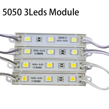 20pcs/Lot 5050 3Led Modules Waterproof IP65 DC12V RGB Led Modules Use For Backlighting Advertising Board Display Window
20pcs/Lot 5050 3Led Modules Waterproof IP65 DC12V RGB Led Modules Use For Backlighting Advertising Board Display Window