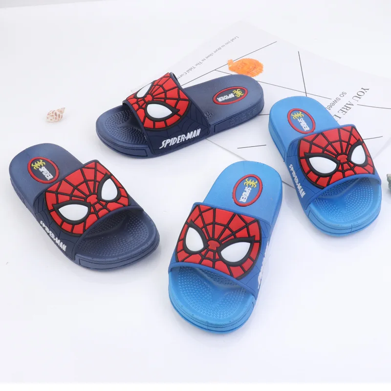 2019 Baby Boys Slippers Children Pvc Rubber Cartoon Spiderman Kids Home Sandal Shower Shoes Soft Flat Shoes Boy Sandalia 26-35
2019 Baby Boys Slippers Children Pvc Rubber Cartoon Spiderman Kids Home Sandal Shower Shoes Soft Flat Shoes Boy Sandalia 26-35
