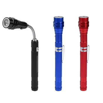 Portable mini Tactical Telescopic Flashlight Head Magnetized Flexible 3 LEDs Torch Magnetic Pick Up Tool Lamp Light 360 Degree
Portable mini Tactical Telescopic Flashlight Head Magnetized Flexible 3 LEDs Torch Magnetic Pick Up Tool Lamp Light 360 Degree
