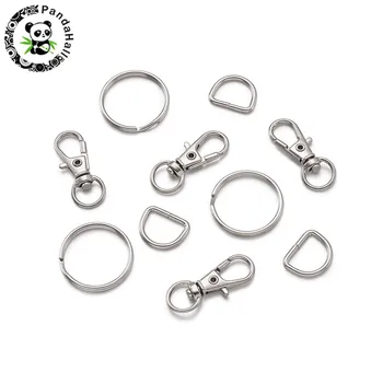 Alloy Lobster Clasp Hook Swivel Claw Clasps and Circle Jump Rings Iron Key Rings for DIY necklace bracelet Jewelry Making
Alloy Lobster Clasp Hook Swivel Claw Clasps and Circle Jump Rings Iron Key Rings for DIY necklace bracelet Jewelry Making
