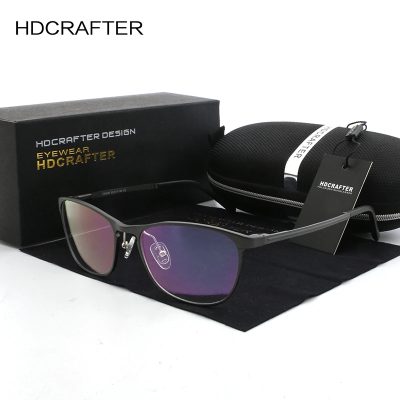 HDCRAFTER aluminum magnesium prescription Glasses Frame men women metal frame optical eyeglasses frames retro glasses for women
HDCRAFTER aluminum magnesium prescription Glasses Frame men women metal frame optical eyeglasses frames retro glasses for women