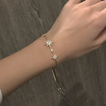 Japanese Korean Cubic Zirconia Star of David Charm Bracelets Bangles for Women Lace Up Gold Chain Bracelets Tennis Bracelet
Japanese Korean Cubic Zirconia Star of David Charm Bracelets Bangles for Women Lace Up Gold Chain Bracelets Tennis Bracelet