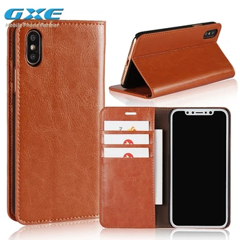 GXE New Luxury Genuine Leather Magnet Flip Case For iPhone 8 Wallet Coque + PC Back Cover For iPhone 8 P Case With Slot Card
GXE New Luxury Genuine Leather Magnet Flip Case For iPhone 8 Wallet Coque + PC Back Cover For iPhone 8 P Case With Slot Card