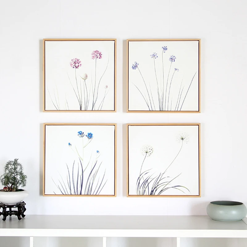 HAOCHU Pastoral Pure Pink Blue Purple Flower The orchid Square Canvas Painting modular Pictures Porch Wall Poster For Home Decor
HAOCHU Pastoral Pure Pink Blue Purple Flower The orchid Square Canvas Painting modular Pictures Porch Wall Poster For Home Decor