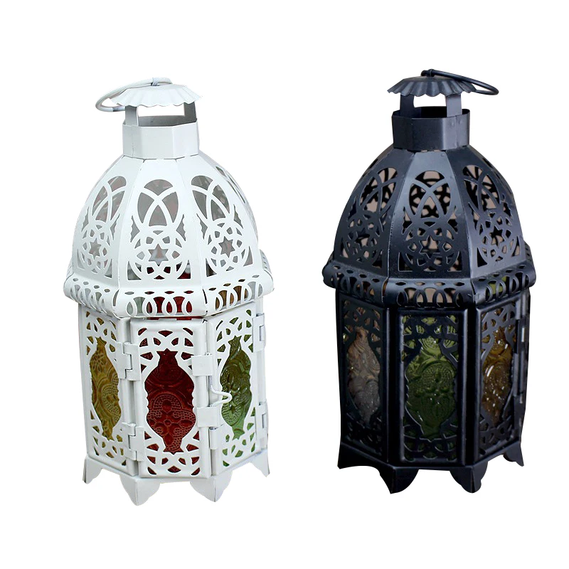 Retro Iron Wedding Candle Holder Octagonal Candlestick Home Decor Moroccan Retro Hanged Candlesticks Colorful lantern
Retro Iron Wedding Candle Holder Octagonal Candlestick Home Decor Moroccan Retro Hanged Candlesticks Colorful lantern