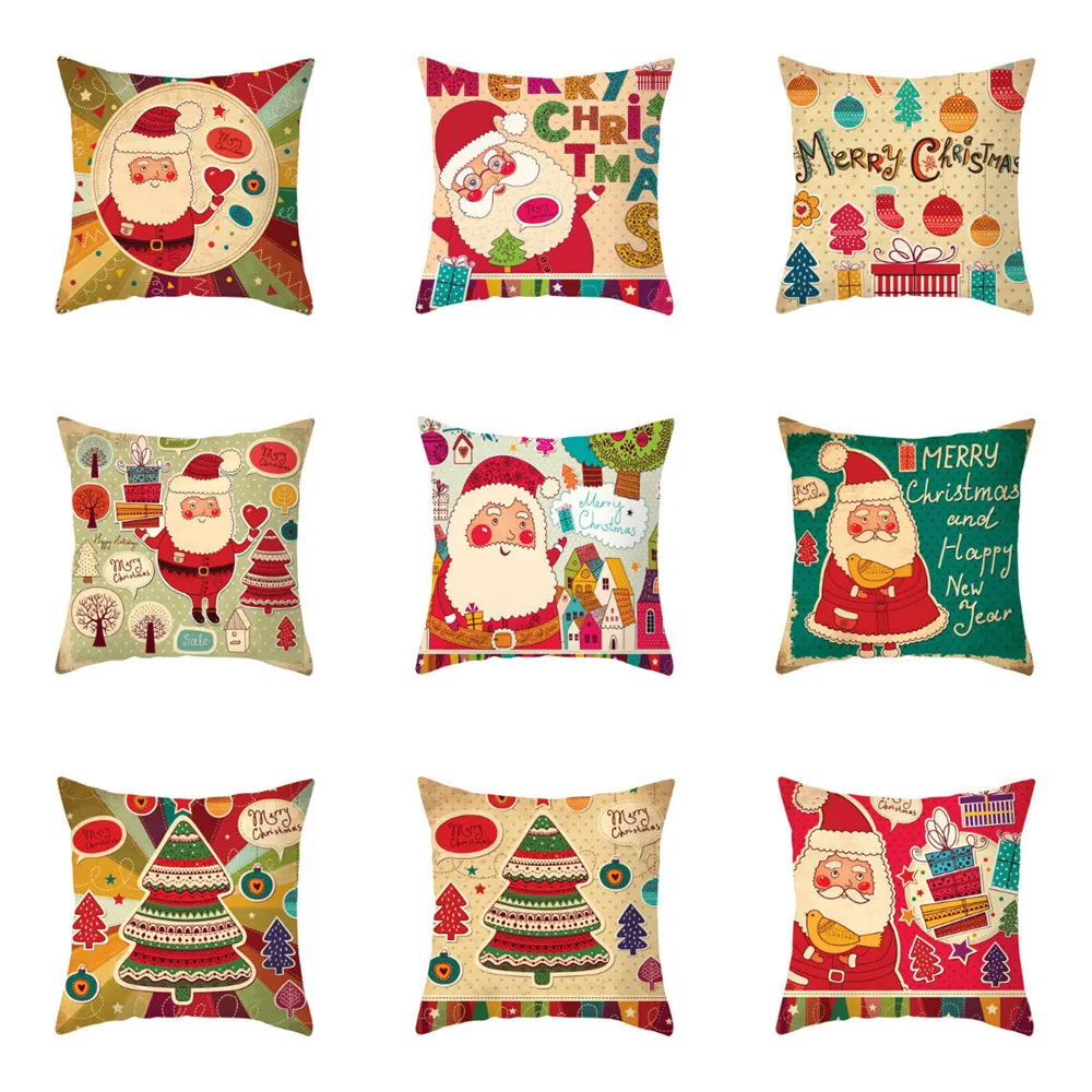 Pillowcases Merry Christmas Soft Peach skin Throw Pillow Cover Cushion Cover Home Decor Funda Cojin Housse de Coussin Cojines
Pillowcases Merry Christmas Soft Peach skin Throw Pillow Cover Cushion Cover Home Decor Funda Cojin Housse de Coussin Cojines