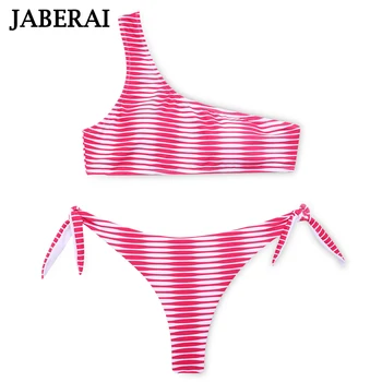 JABERAI 2019 One Shoulder Bikini Two Piece Swimsuit Women Swimwear Female Bow Bikini Summer Bathing Suit Thong Bottom Biquini
JABERAI 2019 One Shoulder Bikini Two Piece Swimsuit Women Swimwear Female Bow Bikini Summer Bathing Suit Thong Bottom Biquini