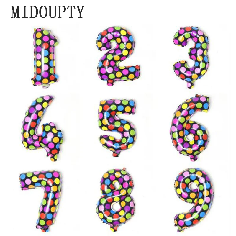 16 inch 40cm Colors Dot Point Number Foil Balloons Birthday Party Wedding Decoration Christmas Decorations For Home
16 inch 40cm Colors Dot Point Number Foil Balloons Birthday Party Wedding Decoration Christmas Decorations For Home
