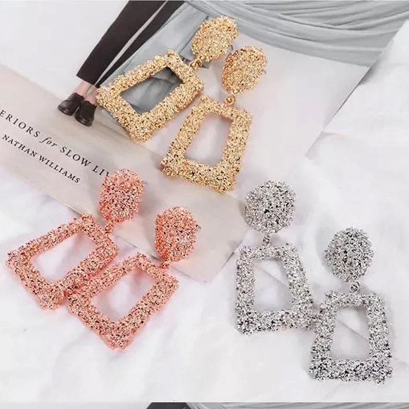 Vedawas Geometric Pendant Earrings Charm Women Fashion Metal Drop Dangle Earrings Za Jewellery Pendientes Wholesale xg1980
Vedawas Geometric Pendant Earrings Charm Women Fashion Metal Drop Dangle Earrings Za Jewellery Pendientes Wholesale xg1980