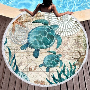 Microfiber 150x150cm Printing Turtle Octopus Round Beach Towel Drying Towel Bath Mat Towels Pool
Microfiber 150x150cm Printing Turtle Octopus Round Beach Towel Drying Towel Bath Mat Towels Pool