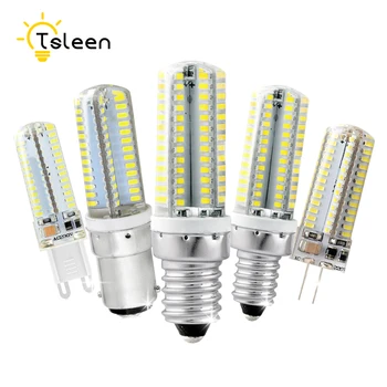 

G4 LED Lamp G9 Candle Light E14 B15 E12 Led Corn Bulb AC220V Spotlight SMD3014 3W 5W 6W 7W 9W 360 Degrees Lights for Chandelier