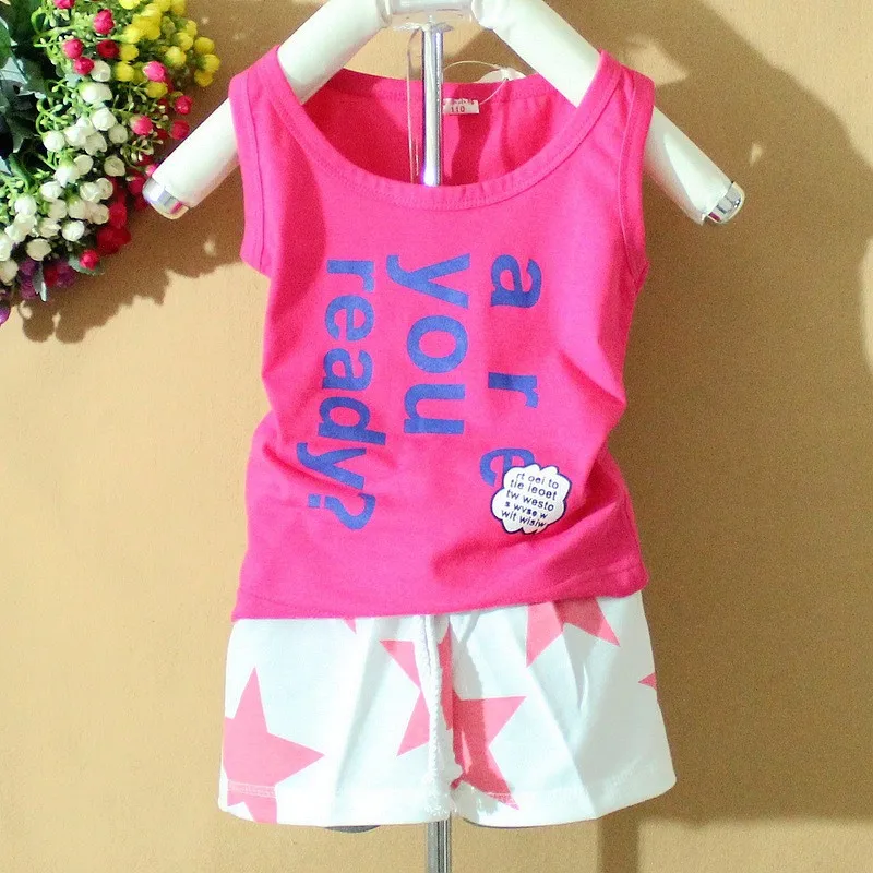 Retail Children's Clothing Letter Pattern Vest & Shorts Girl's Set Summer Baby Girl 2 Pieces Sets X059
Retail Children's Clothing Letter Pattern Vest & Shorts Girl's Set Summer Baby Girl 2 Pieces Sets X059